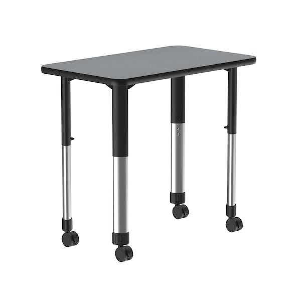 TFL Collaborative Desk - Casters - Rec